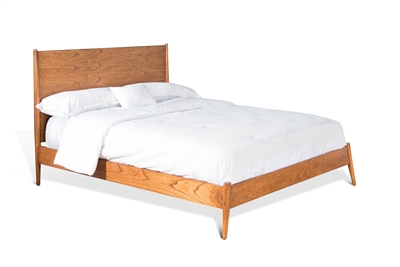 American Modern Bed in Cinnamon Finish by Sunny Designs - SD-2336CN-Q