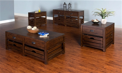 Canyon Creek 3 Piece Occasional Table Set in Kingswood Finish by Sunny Designs - SD-3266KW