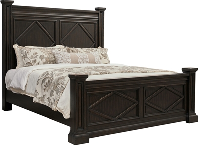 Canyon Creek Bed in Deep Chocolate Finish by Samuel Lawrence - SLF-S602-BR-K1