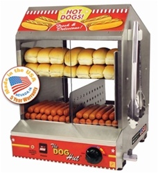 The Dog Hut Hotdog Steamer & Merchandiser